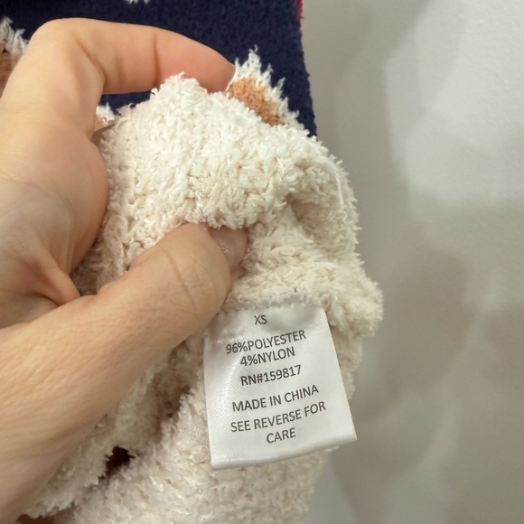 Altar'd State Chevron Cowl Sweater - Red, Blue, Cream - Picture 7 of 8